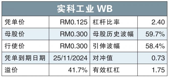 实科工业WB