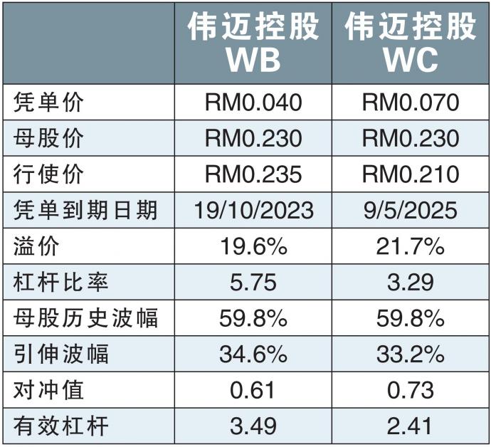 伟迈控股凭单