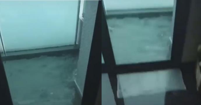 阳台 淹水