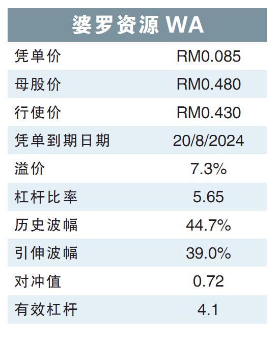 婆罗资源WA